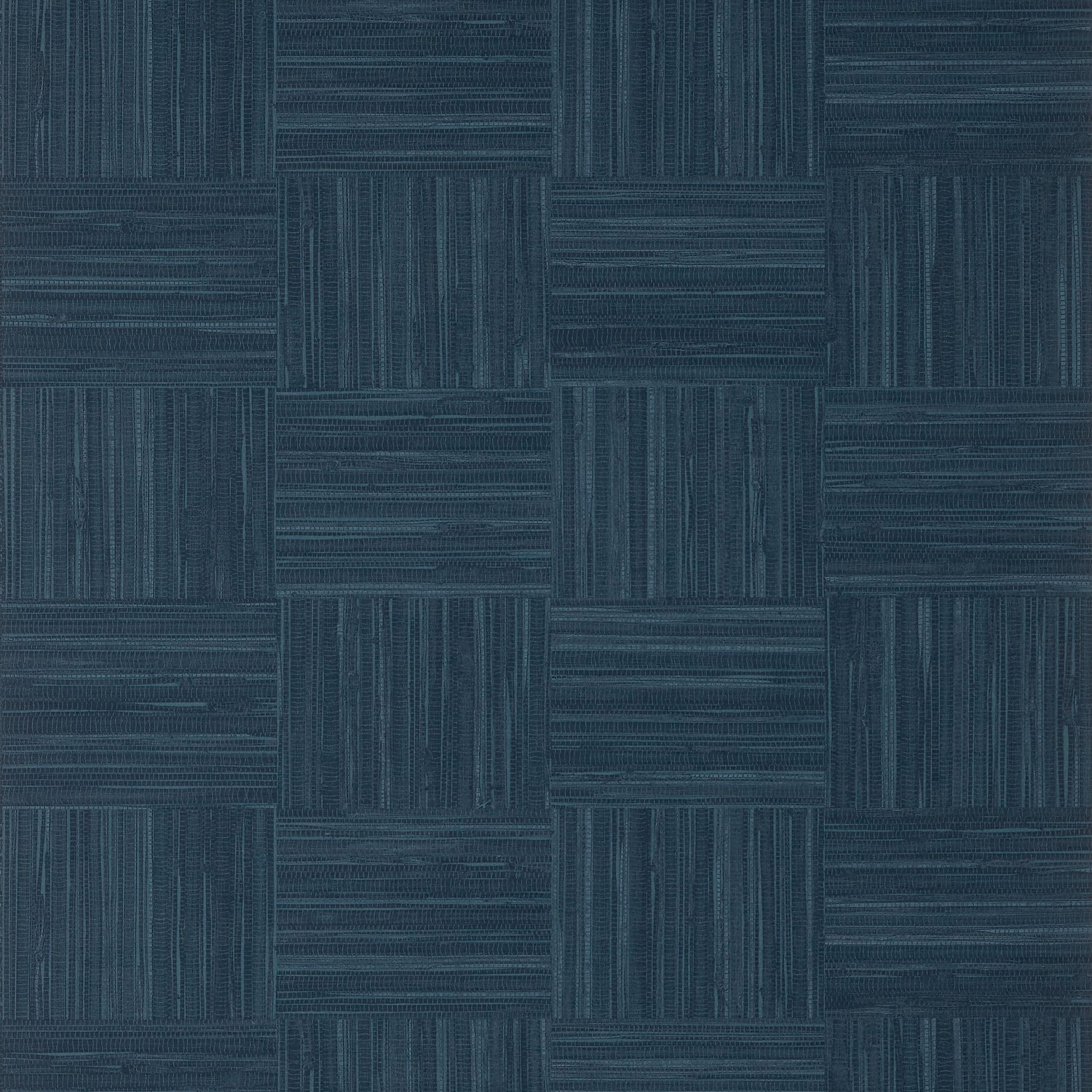 Bayshore Basket wallpaper in navy color - pattern number TWW14592 - by Thibaut in the Texture Resource Volume 8 collection