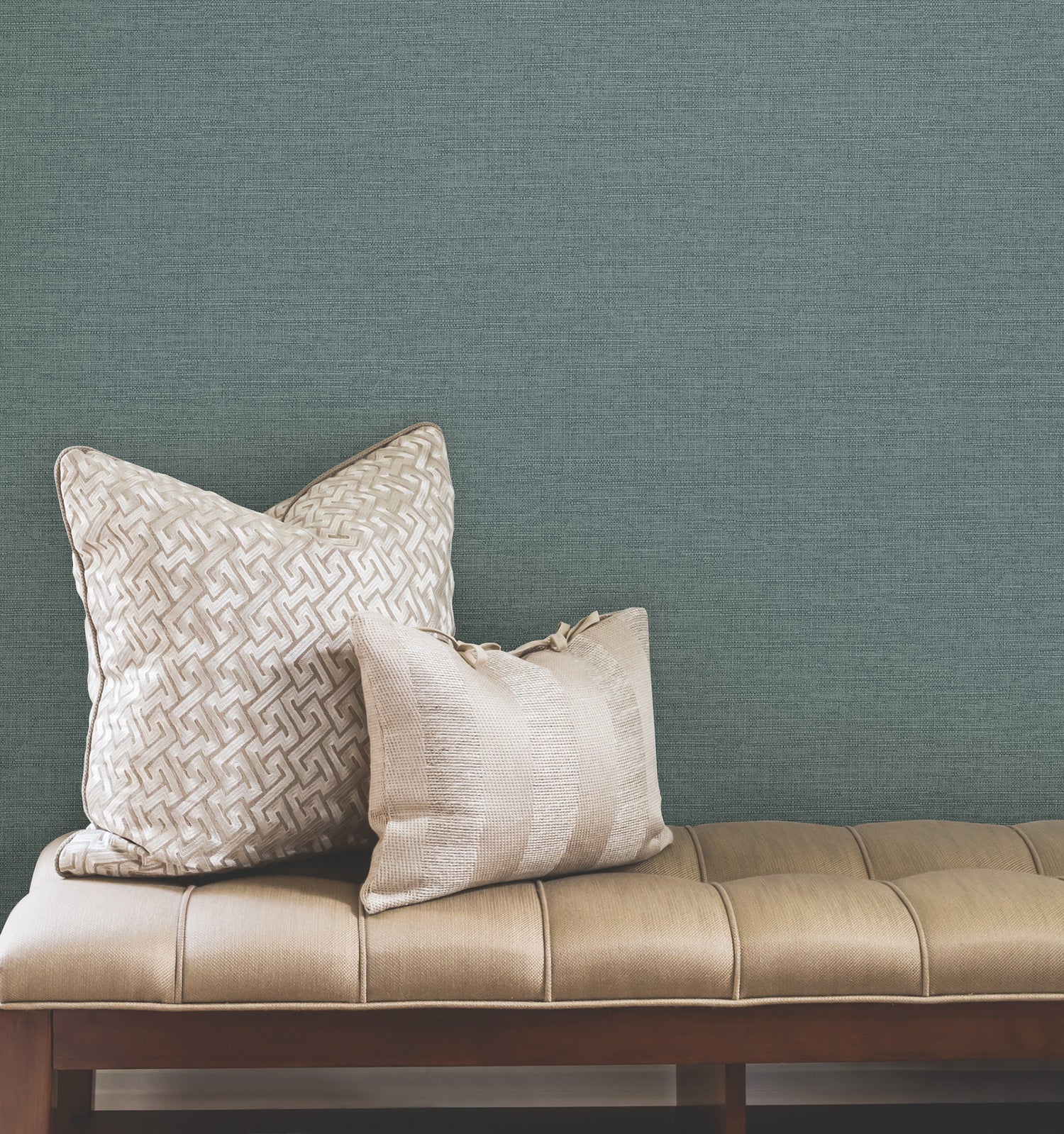 Terrene Wallpaper in teal color - pattern number UW1019N - by York in the Atmosphere Digest collection
