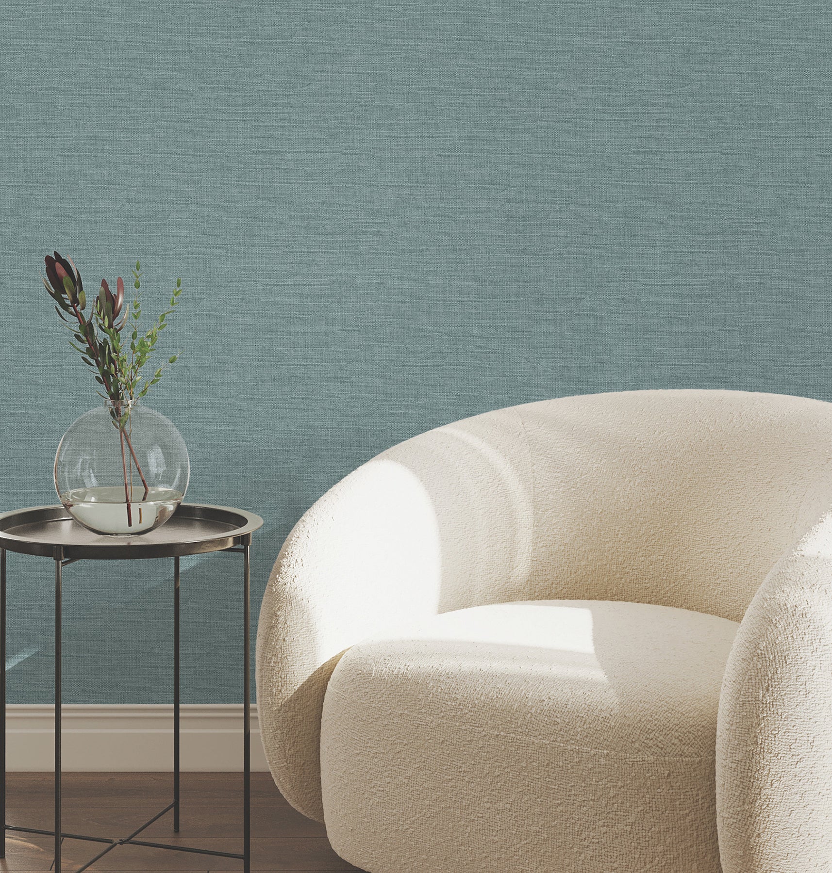 Terrene Wallpaper in teal color - pattern number UW1019N - by York in the Atmosphere Digest collection