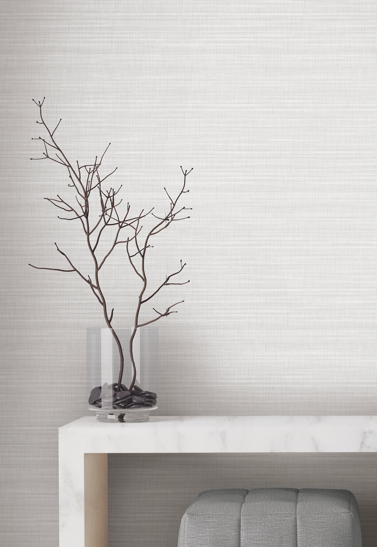 Down To Earth Wallpaper in dove color - pattern number UW1038N - by York in the Atmosphere Digest collection
