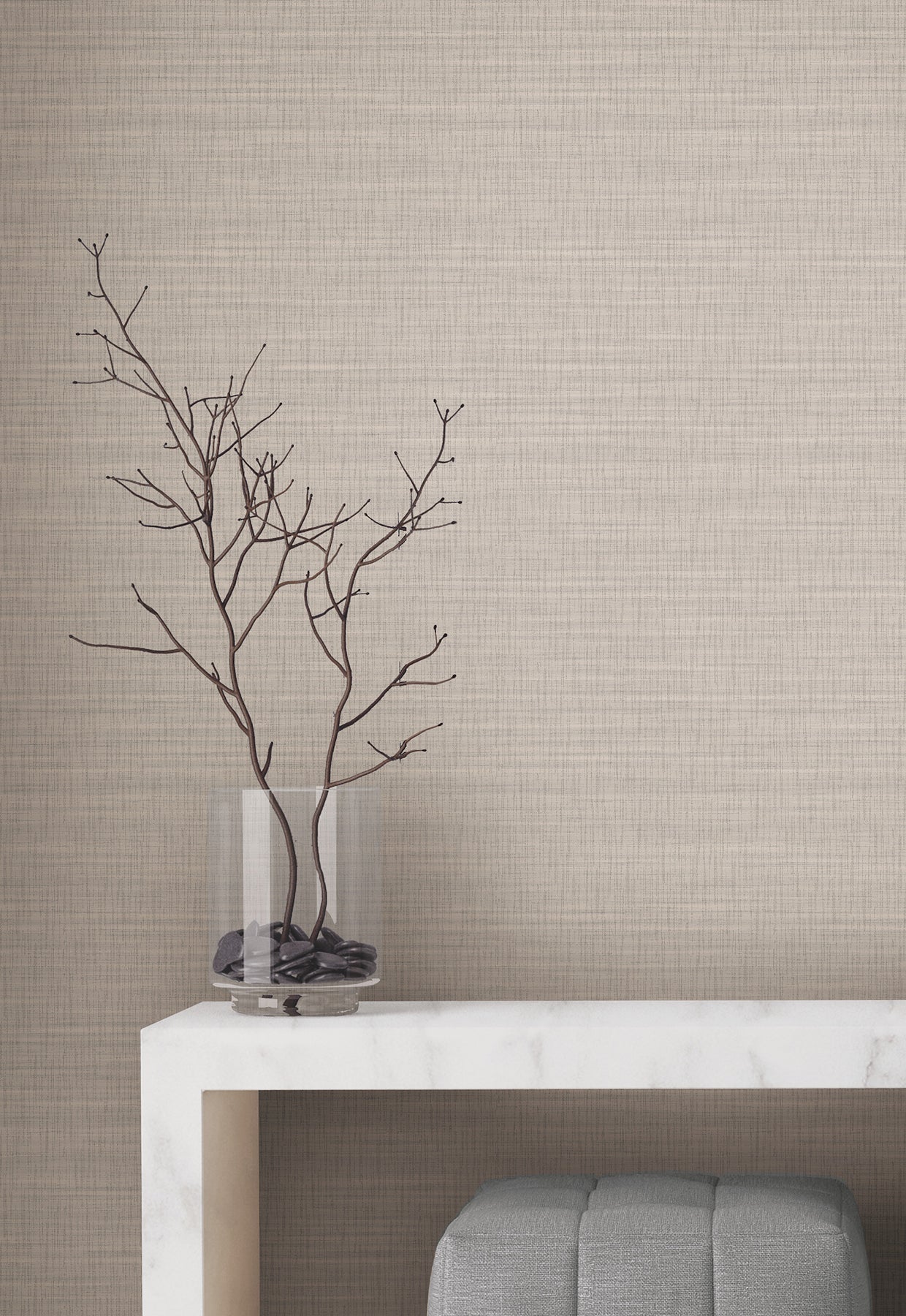 Down To Earth Wallpaper in taupe color - pattern number UW1044N - by York in the Atmosphere Digest collection
