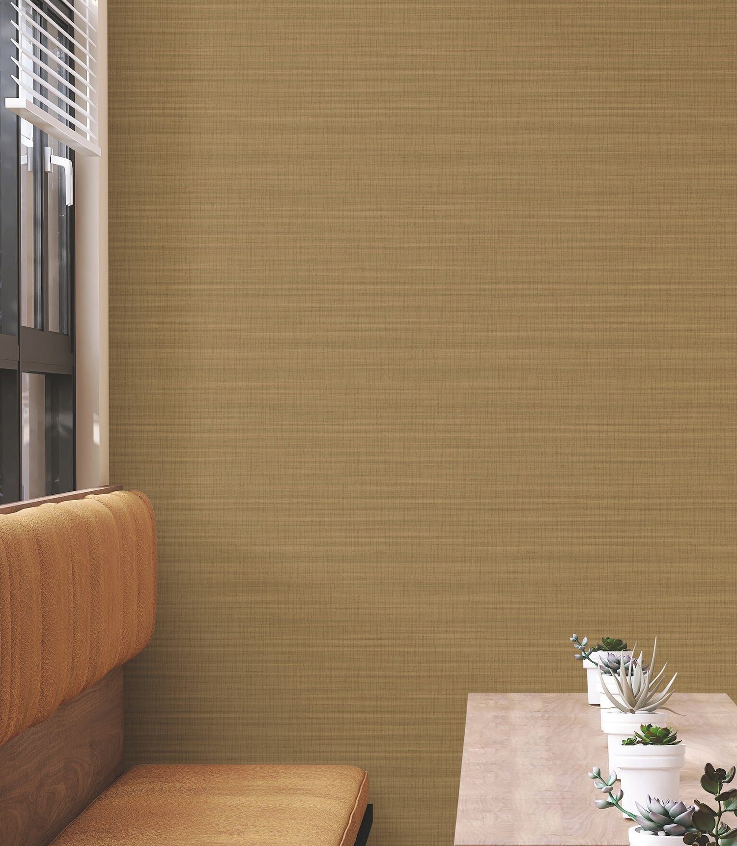Down To Earth Wallpaper in brass color - pattern number UW1045N - by York in the Atmosphere Digest collection
