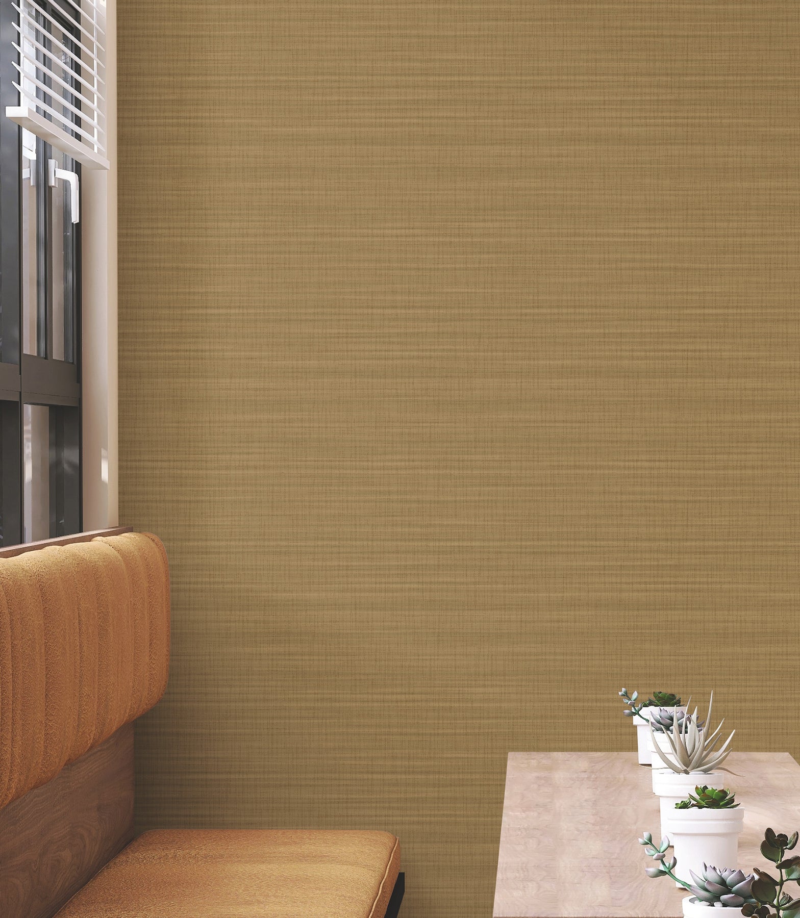 Down To Earth Wallpaper in brass color - pattern number UW1045N - by York in the Atmosphere Digest collection