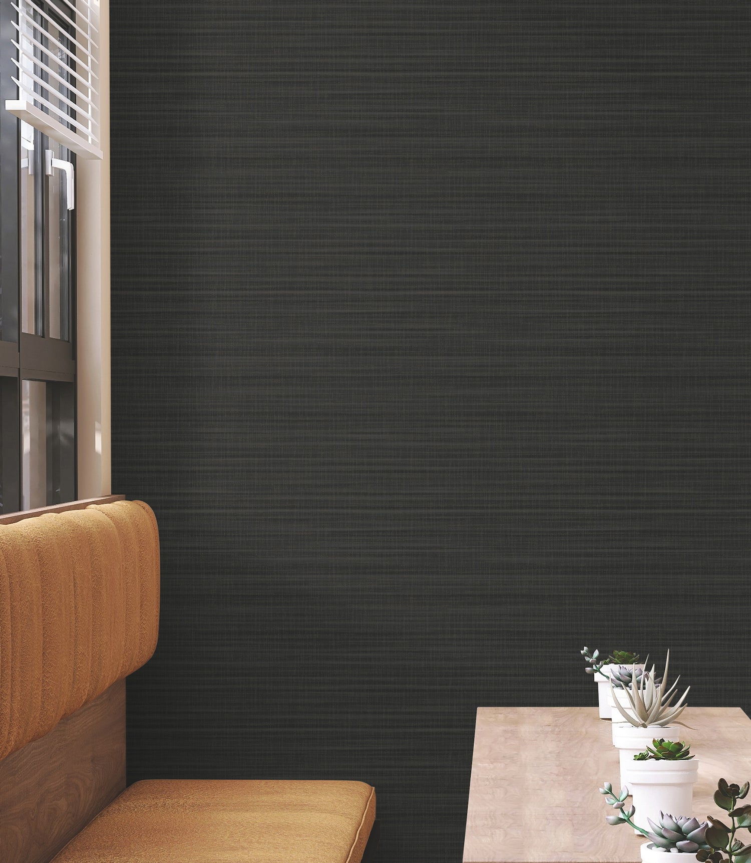 Down To Earth Wallpaper in charcoal color - pattern number UW1046N - by York in the Atmosphere Digest collection