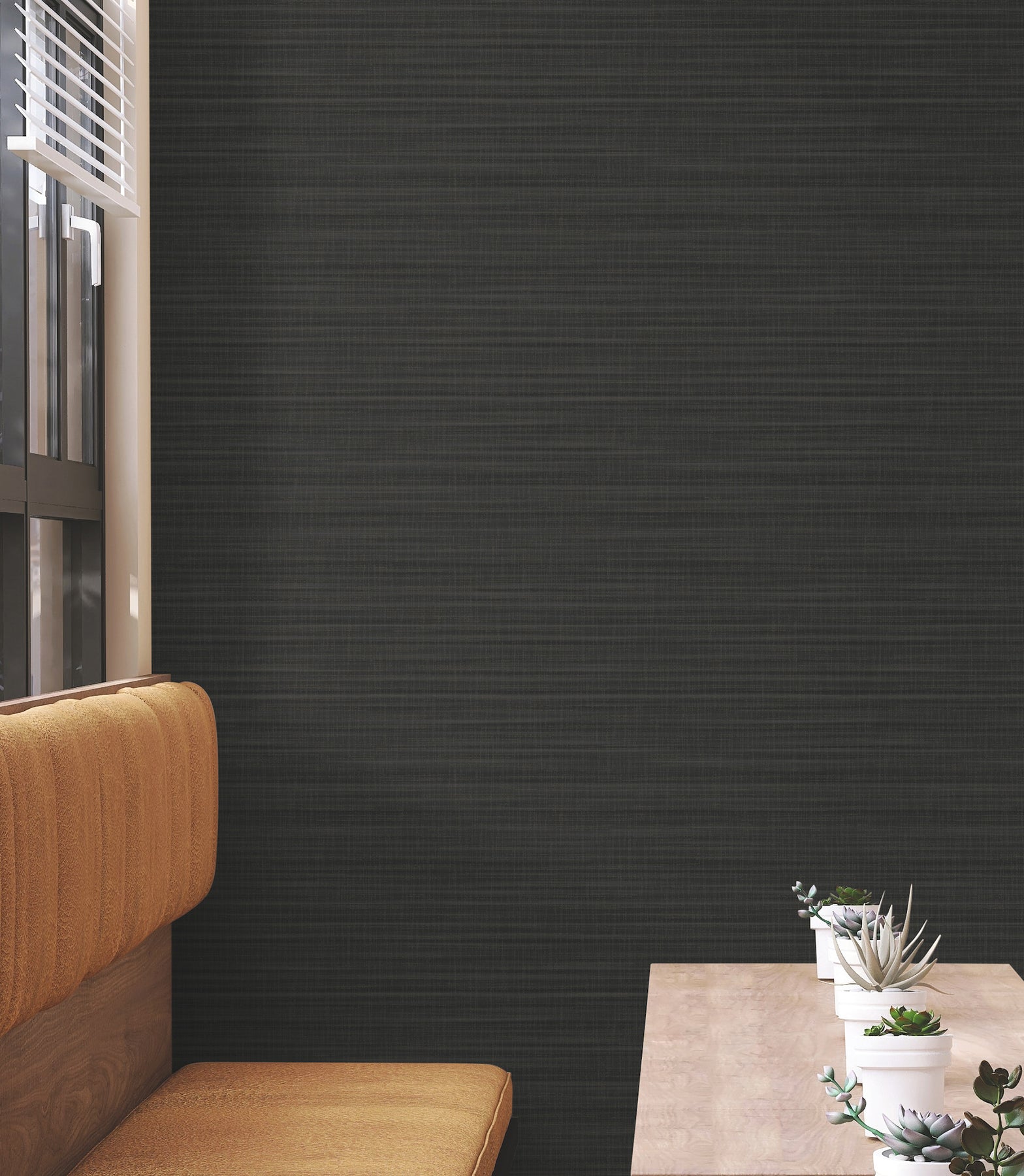 Down To Earth Wallpaper in charcoal color - pattern number UW1046N - by York in the Atmosphere Digest collection