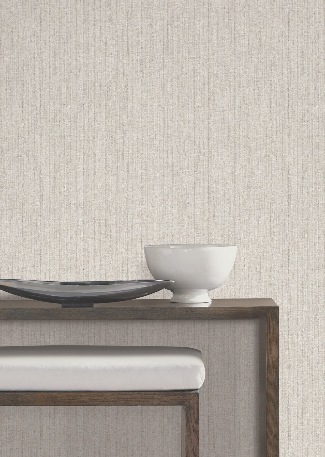 Silk Spun Wallpaper in ivory color - pattern number UW1050N - by York in the Atmosphere Digest collection