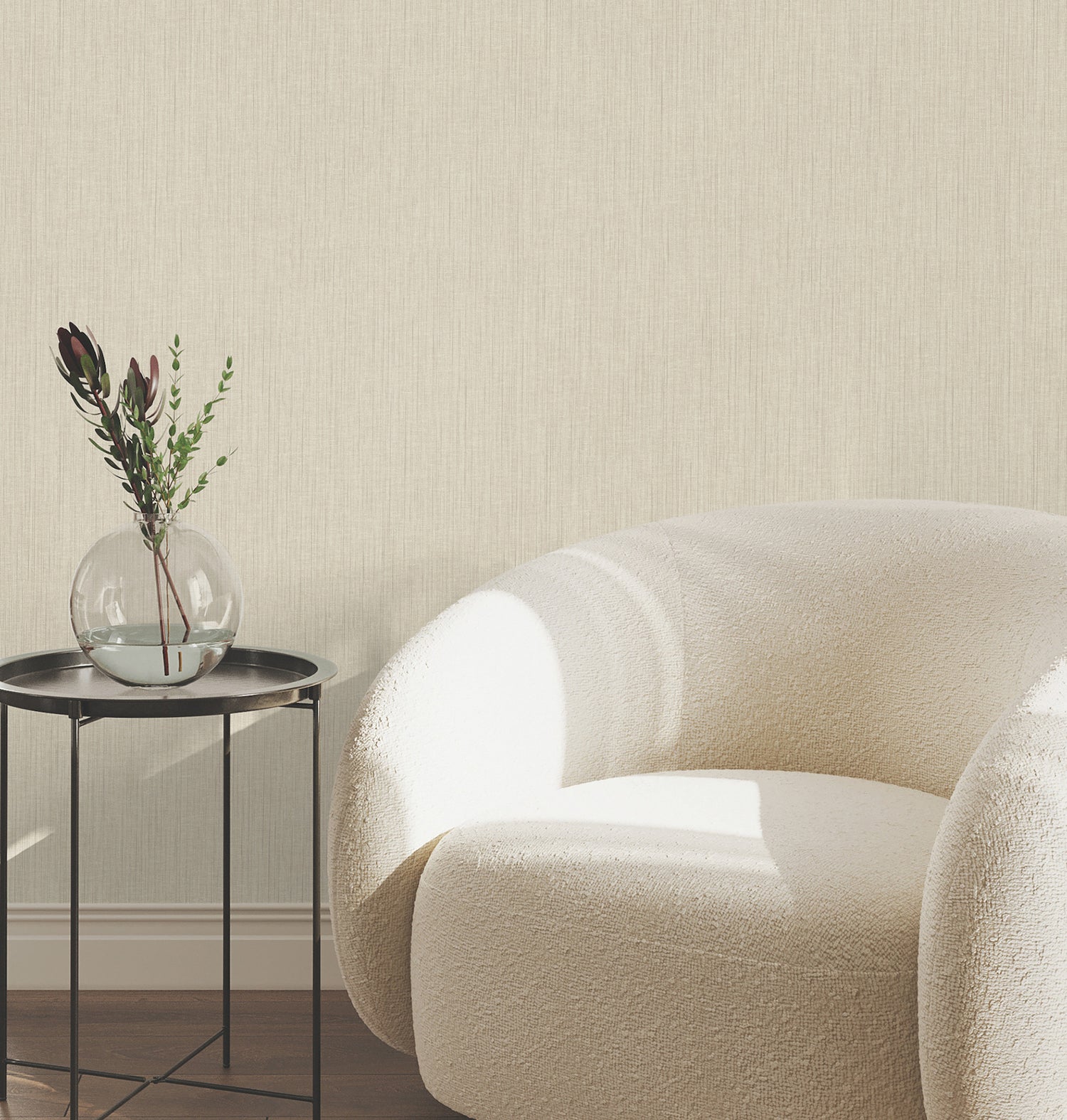 Silk Spun Wallpaper in khaki color - pattern number UW1051N - by York in the Atmosphere Digest collection