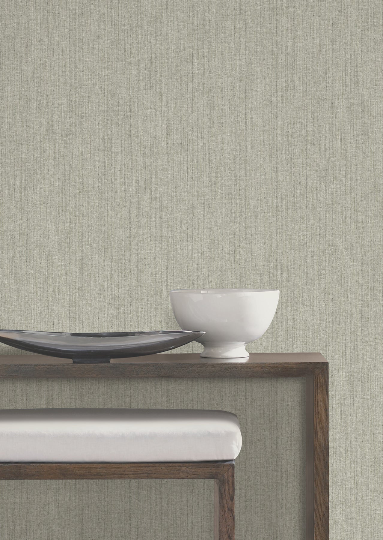 Silk Spun Wallpaper in sage color - pattern number UW1056N - by York in the Atmosphere Digest collection