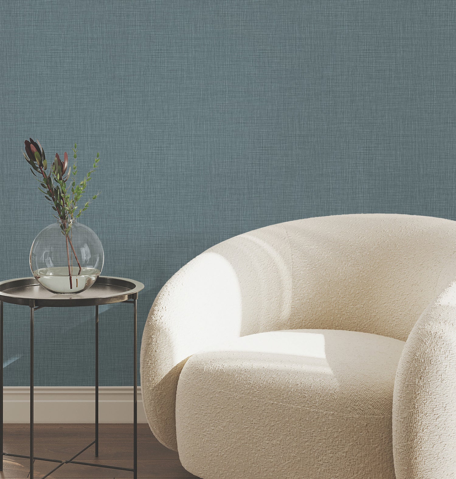 Crossover Wallpaper in blue color - pattern number UW1064N - by York in the Atmosphere Digest collection
