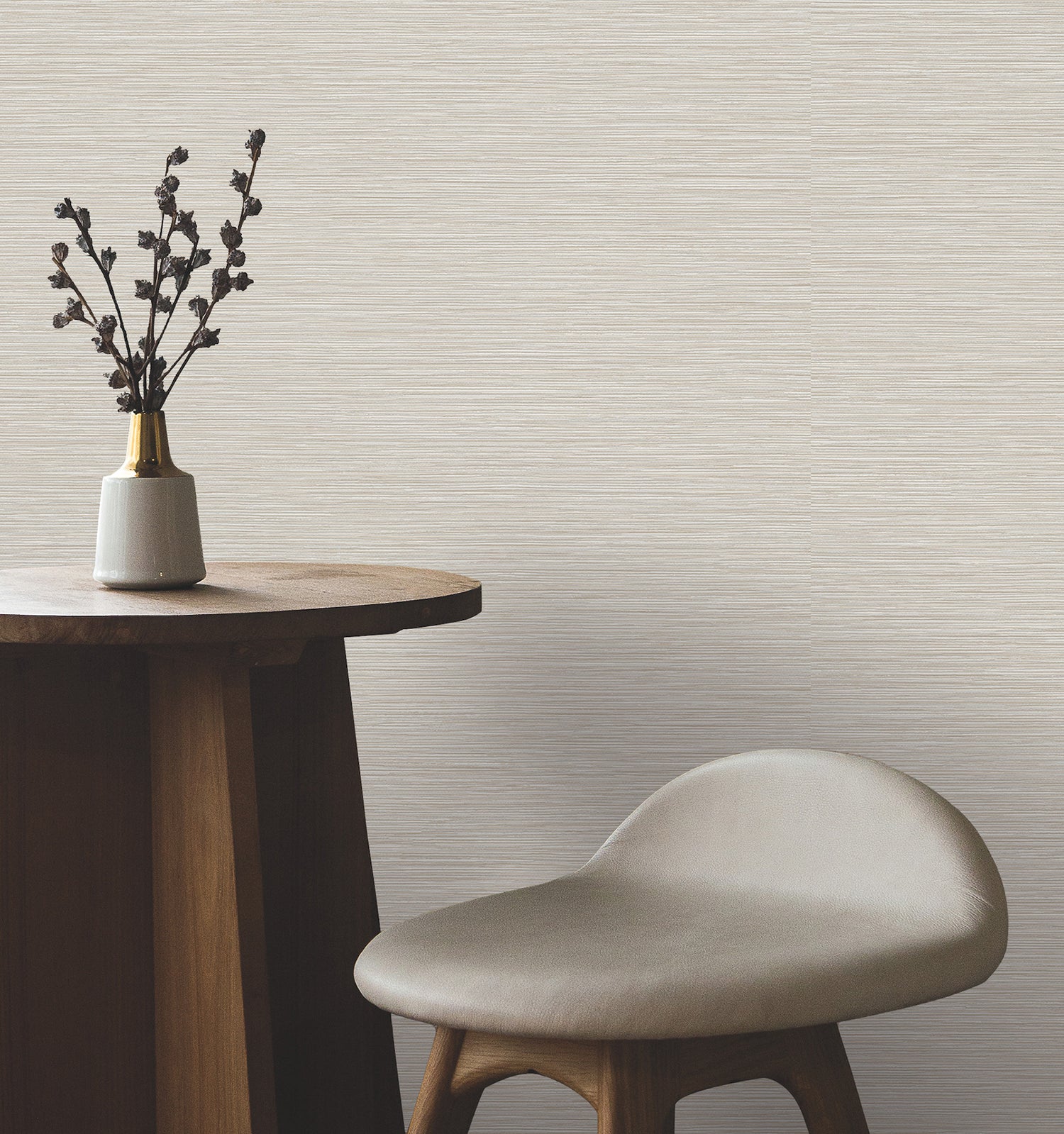 Oasis Wallpaper in brass color - pattern number UW1069N - by York in the Atmosphere Digest collection