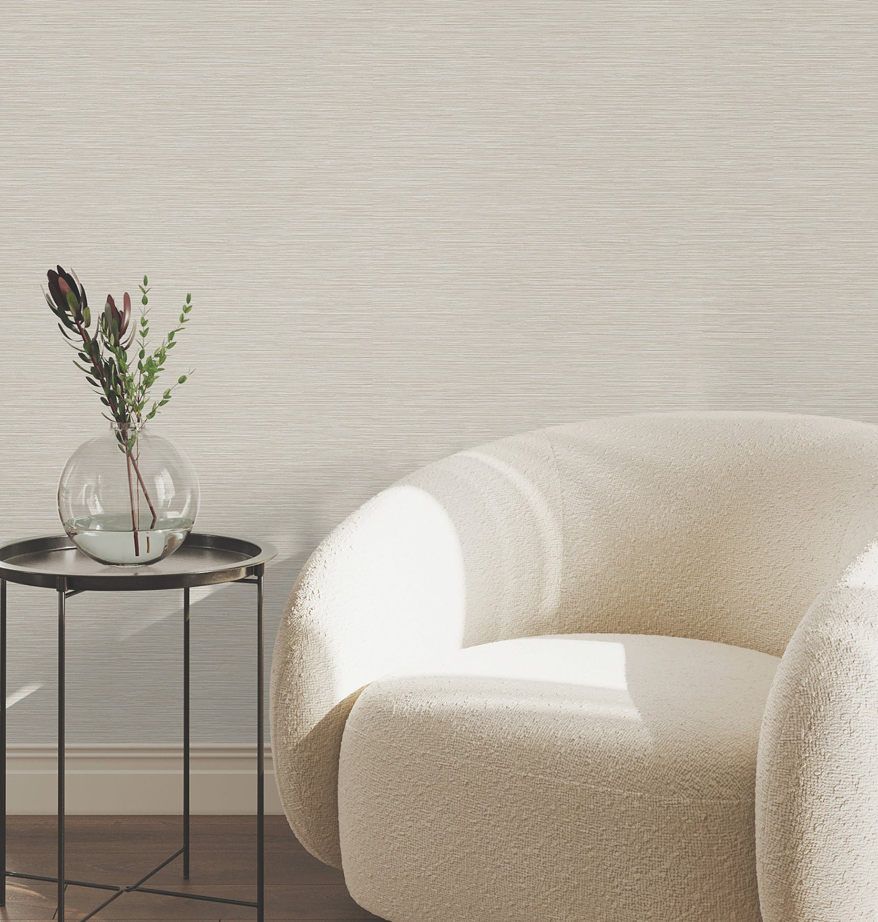 Oasis Wallpaper in brass color - pattern number UW1069N - by York in the Atmosphere Digest collection