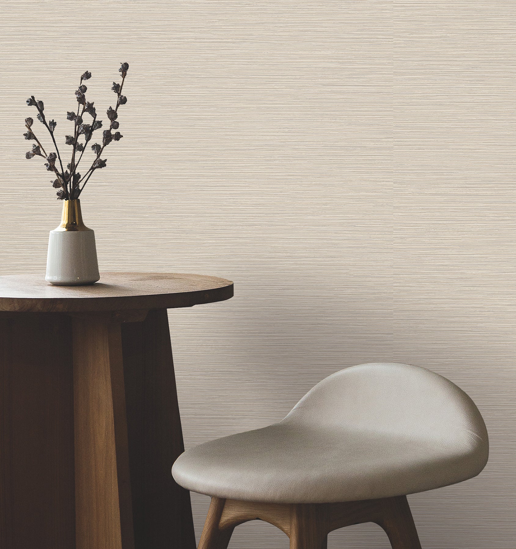 Oasis Wallpaper in neutral color - pattern number UW1074N - by York in the Atmosphere Digest collection