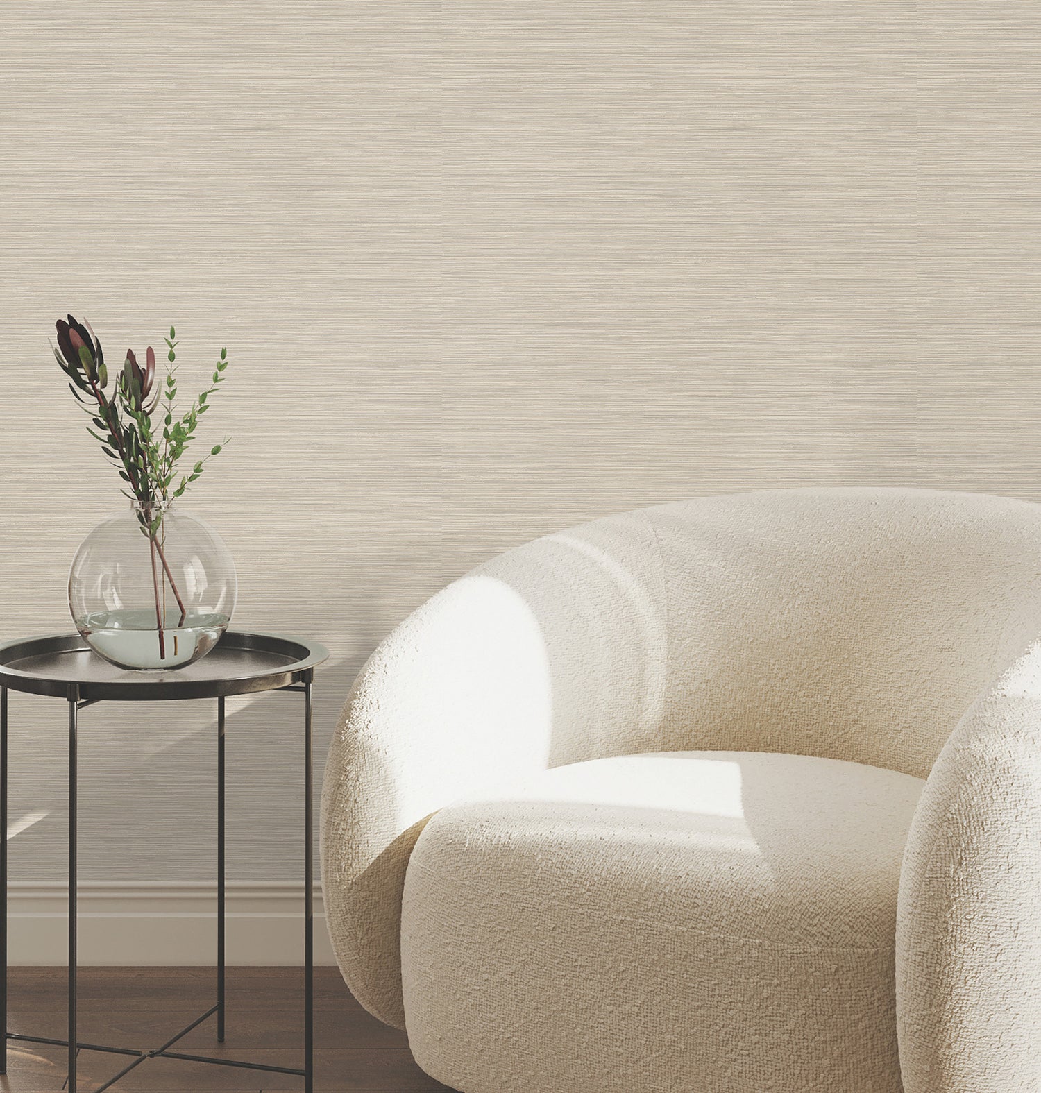Oasis Wallpaper in neutral color - pattern number UW1074N - by York in the Atmosphere Digest collection