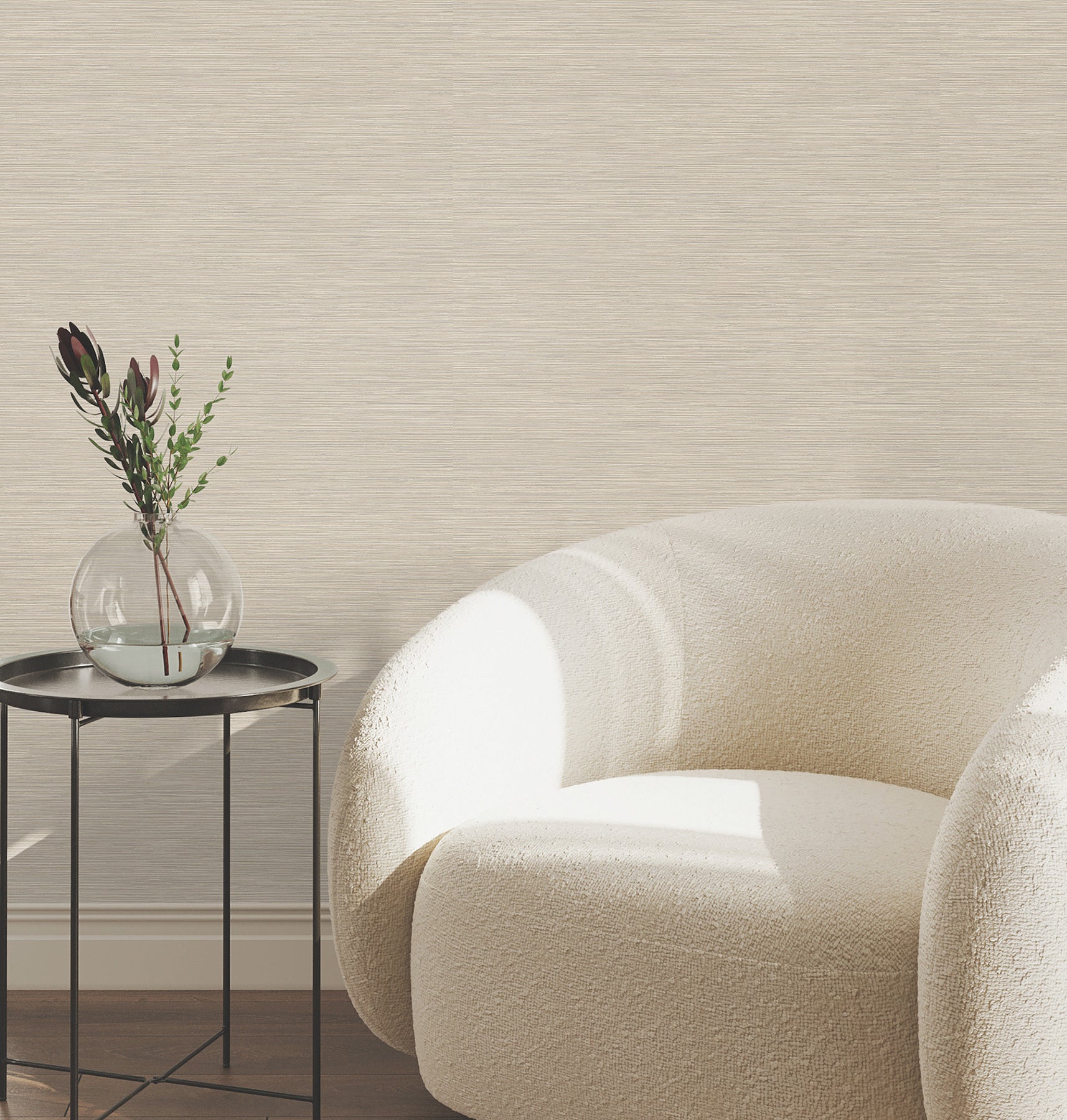 Oasis Wallpaper in neutral color - pattern number UW1074N - by York in the Atmosphere Digest collection
