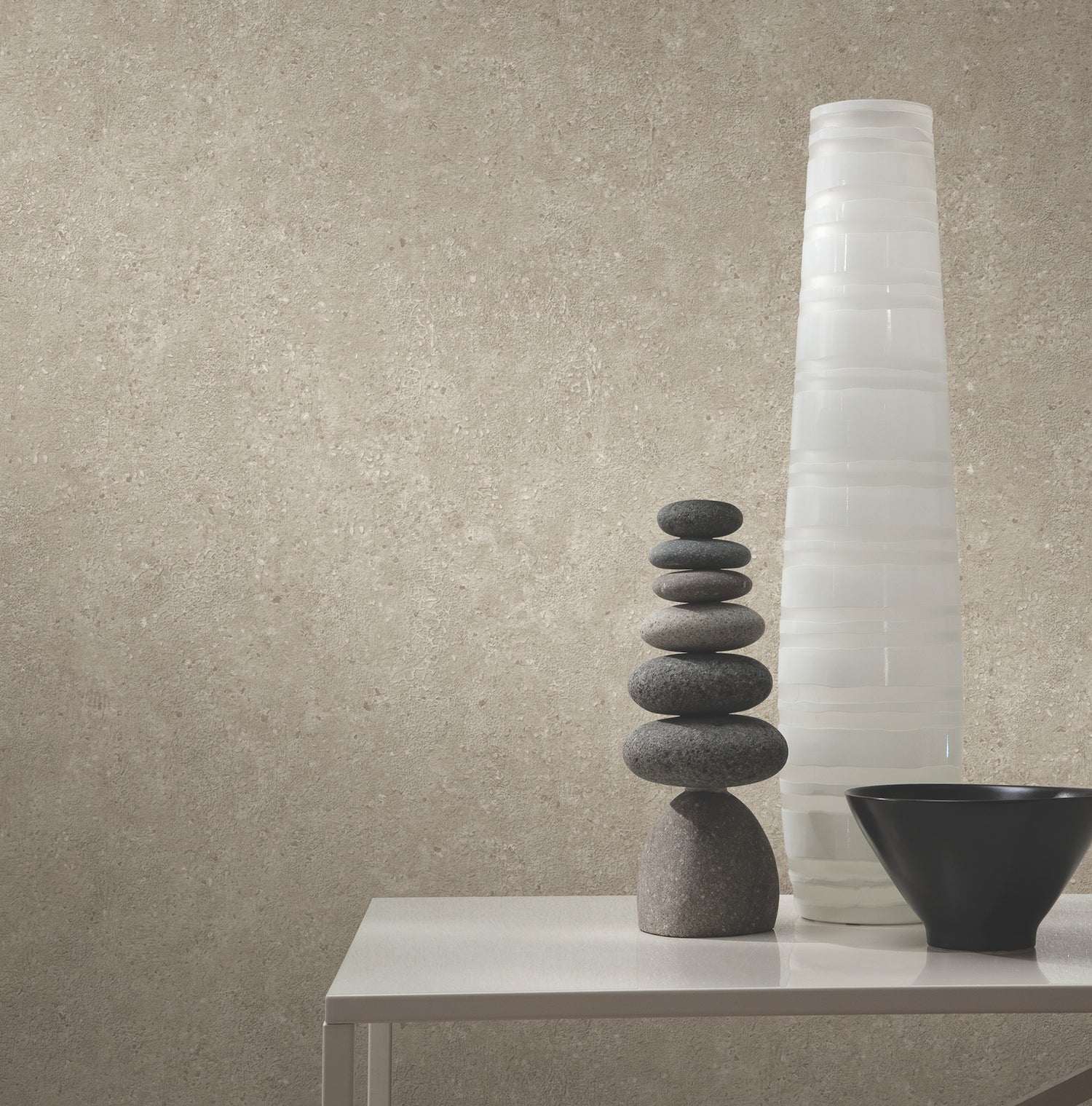Artisan Stone Wallpaper in beige color - pattern number UW1080N - by York in the Atmosphere Digest collection