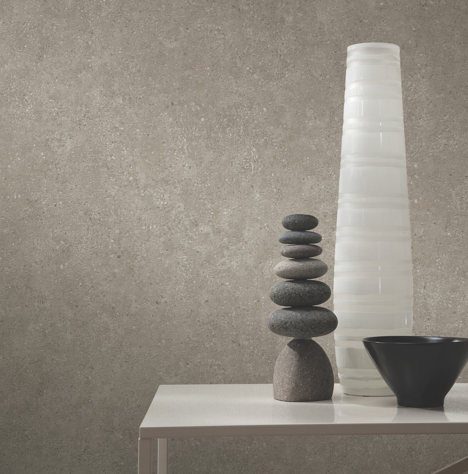Artisan Stone Wallpaper in taupe color - pattern number UW1081N - by York in the Atmosphere Digest collection