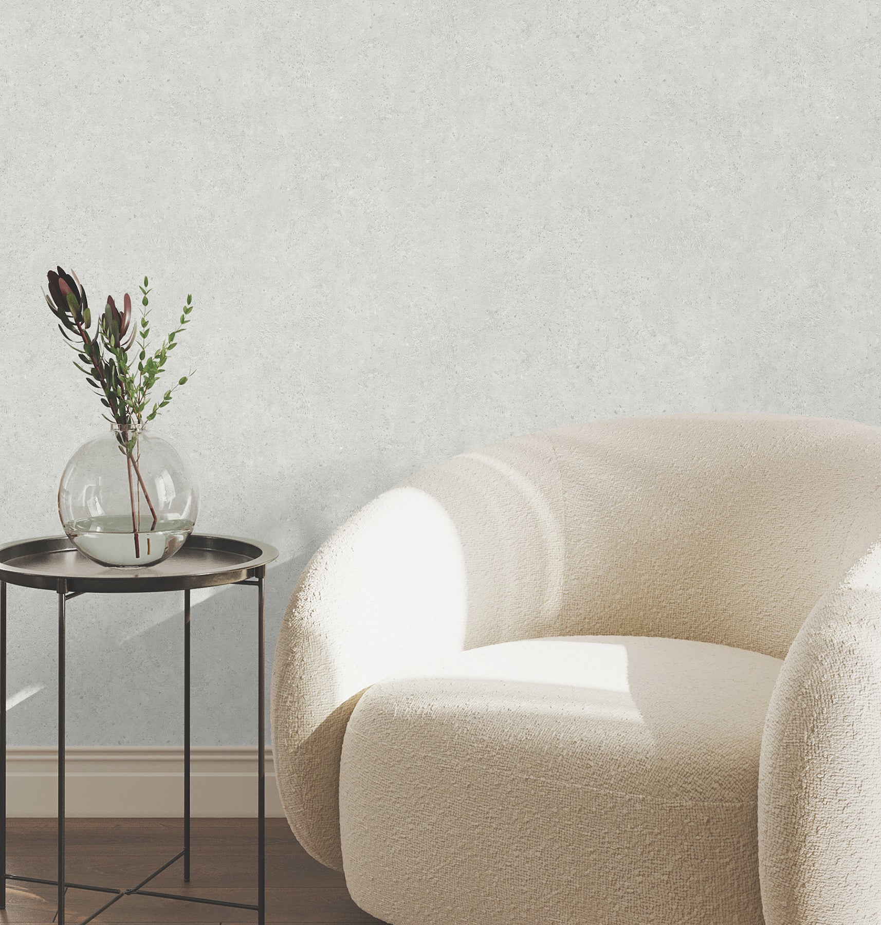 Artisan Stone Wallpaper in pewter color - pattern number UW1084N - by York in the Atmosphere Digest collection