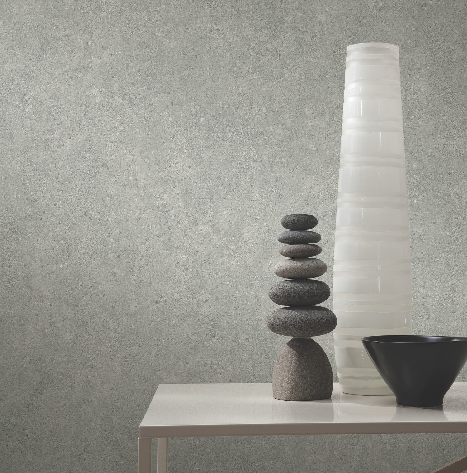 Artisan Stone Wallpaper in sterling color - pattern number UW1085N - by York in the Atmosphere Digest collection