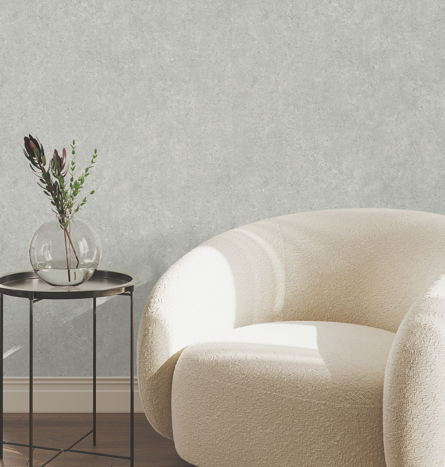 Artisan Stone Wallpaper in sterling color - pattern number UW1085N - by York in the Atmosphere Digest collection