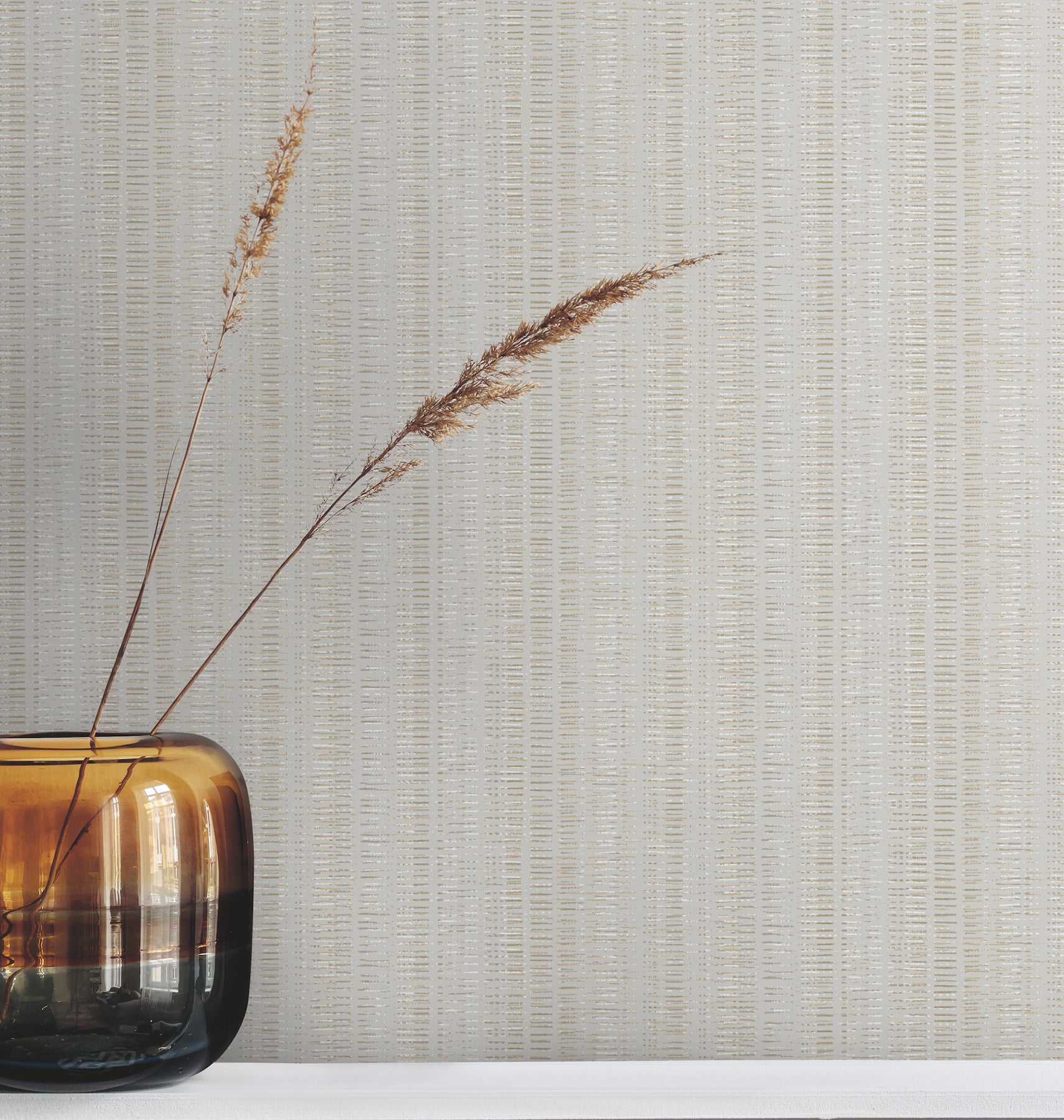 Line In The Sand Wallpaper in light grey color - pattern number UW1090N - by York in the Atmosphere Digest collection
