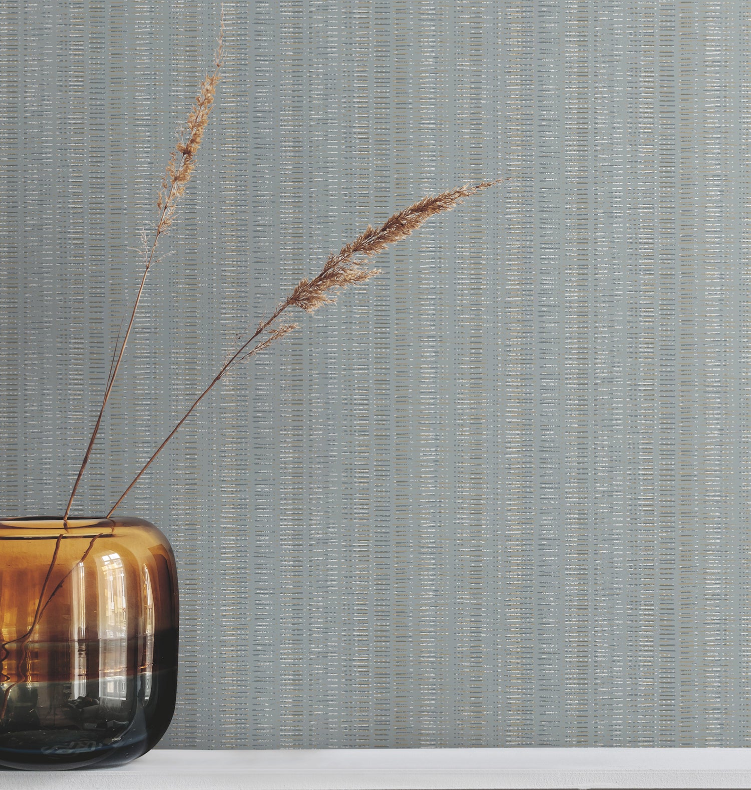 Line In The Sand Wallpaper in light blue color - pattern number UW1091N - by York in the Atmosphere Digest collection