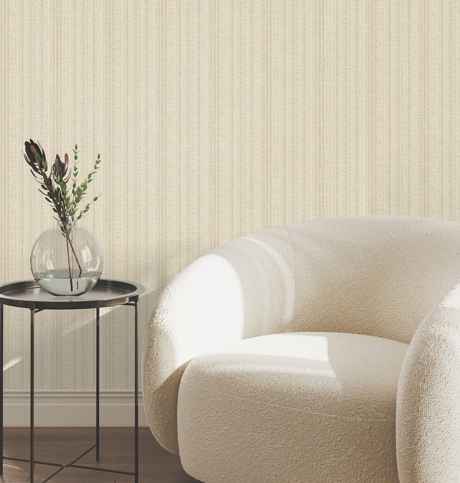 Line In The Sand Wallpaper in ash color - pattern number UW1094N - by York in the Atmosphere Digest collection