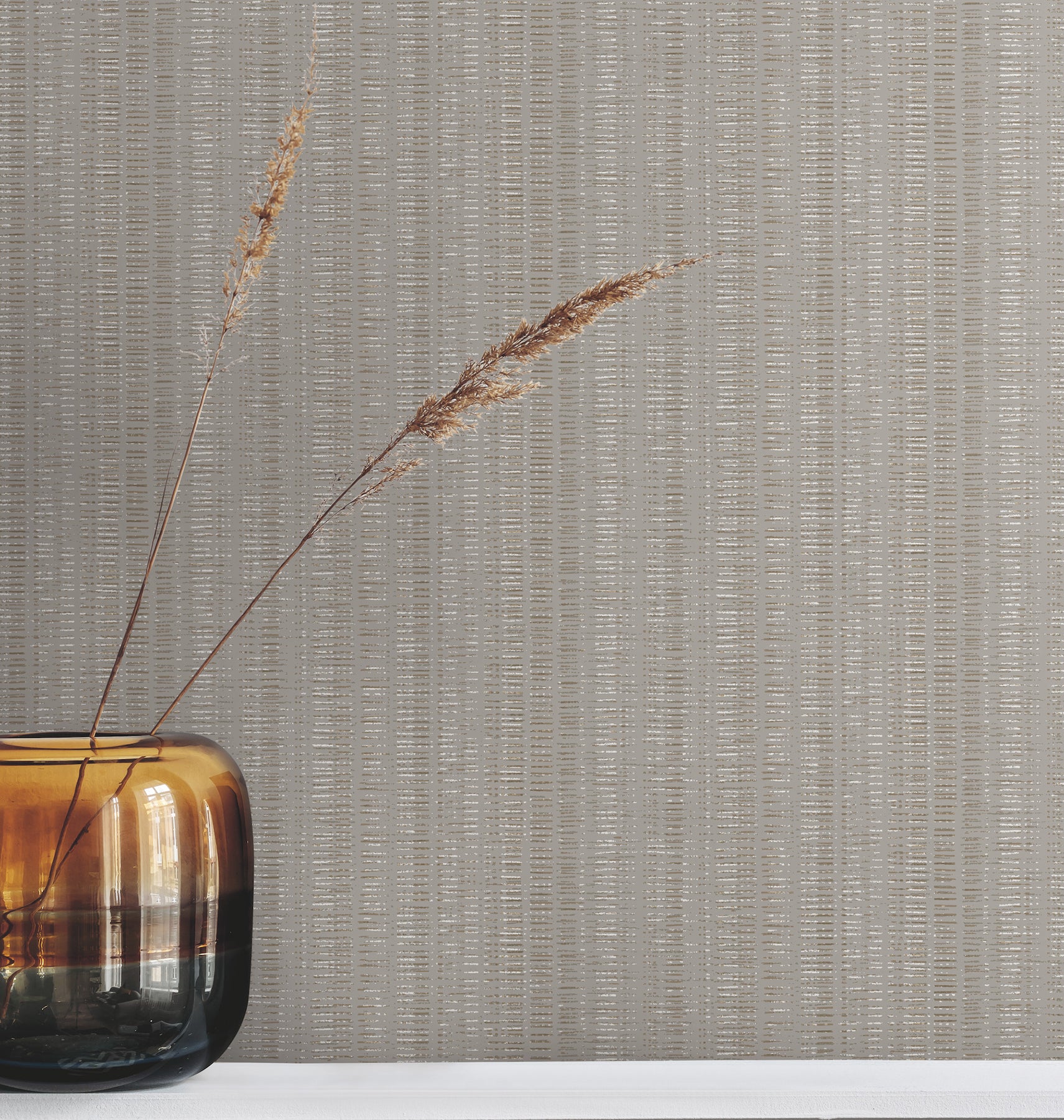 Line In The Sand Wallpaper in taupe color - pattern number UW1095N - by York in the Atmosphere Digest collection
