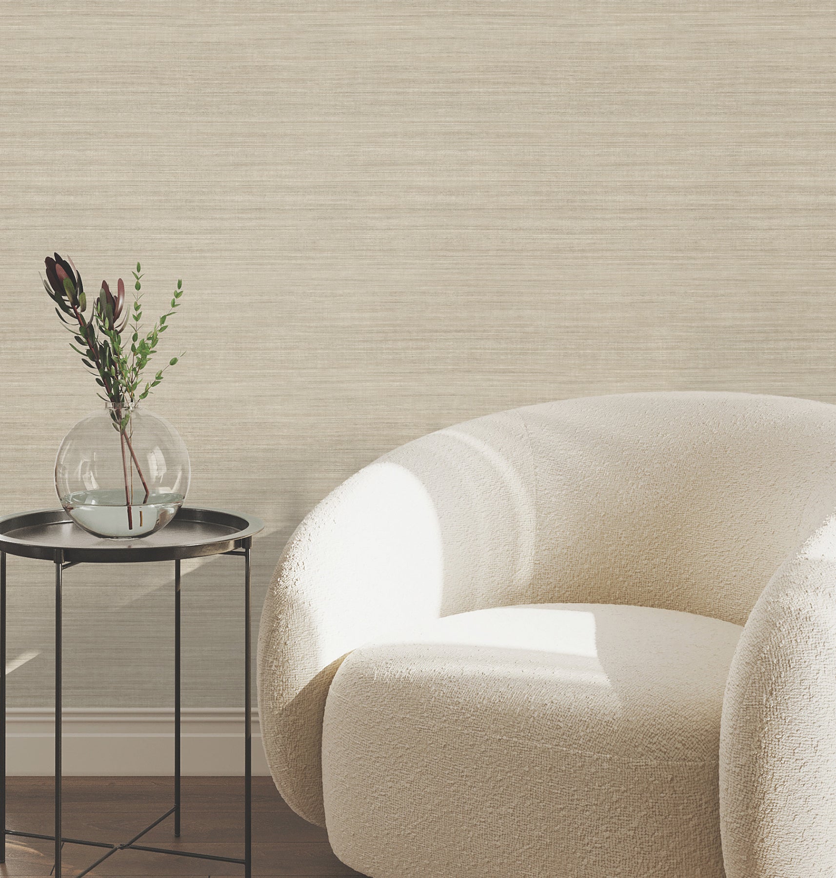 Silk Essence Wallpaper in khaki color - pattern number UW1101N - by York in the Atmosphere Digest collection
