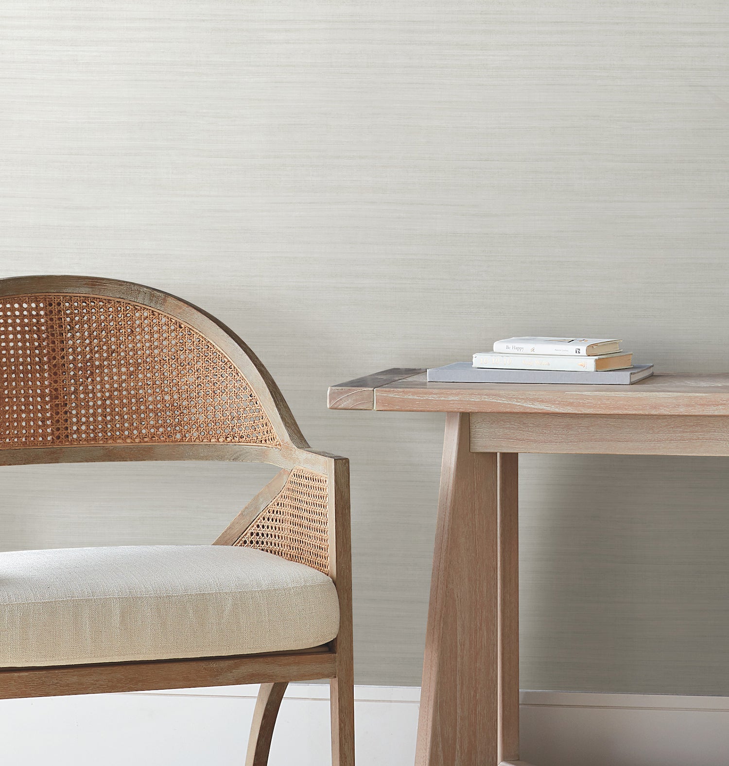 Silk Essence Wallpaper in dove color - pattern number UW1104N - by York in the Atmosphere Digest collection