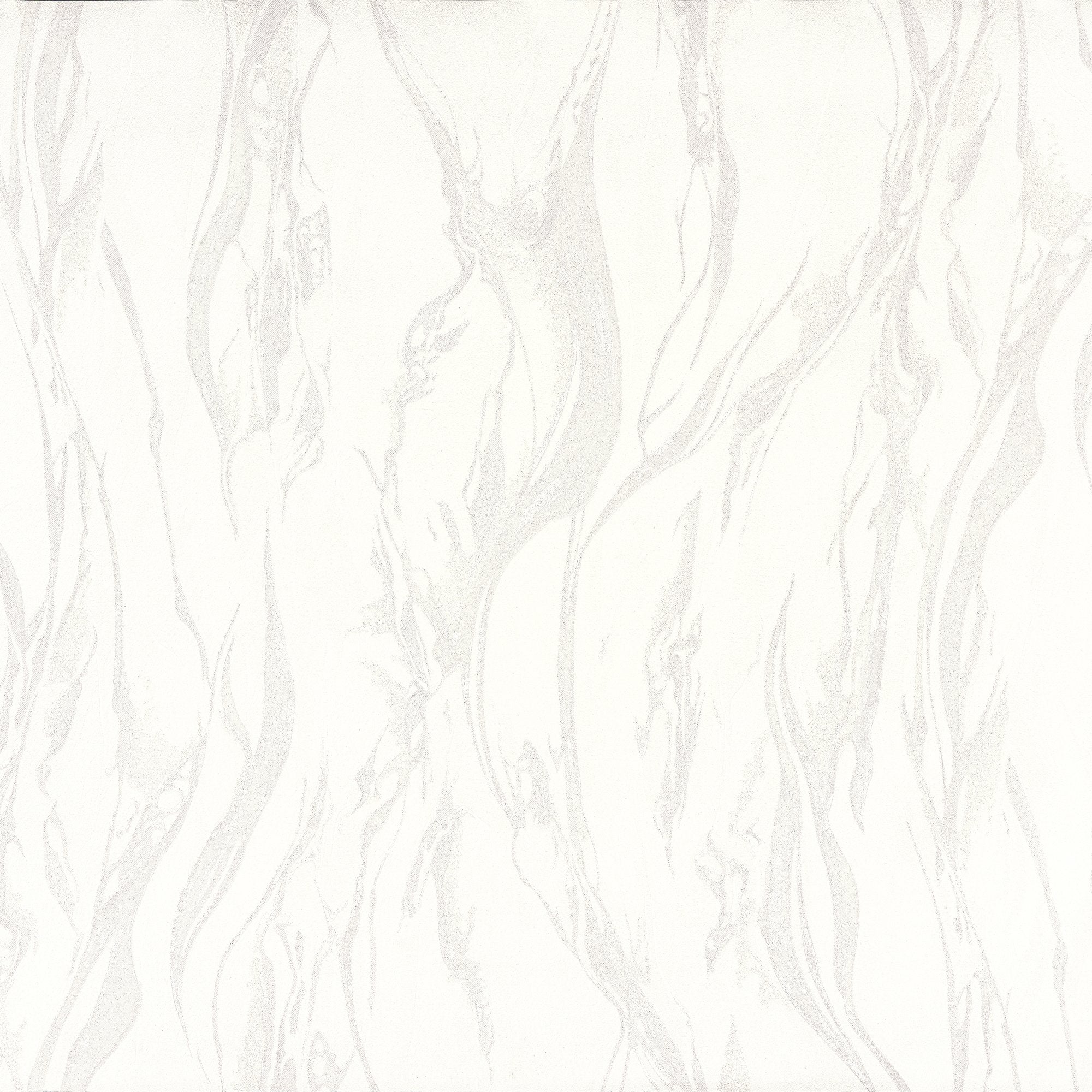 Marble Plain Wallpaper in white color - pattern number VE1201 - by Grandeco in the Very collection