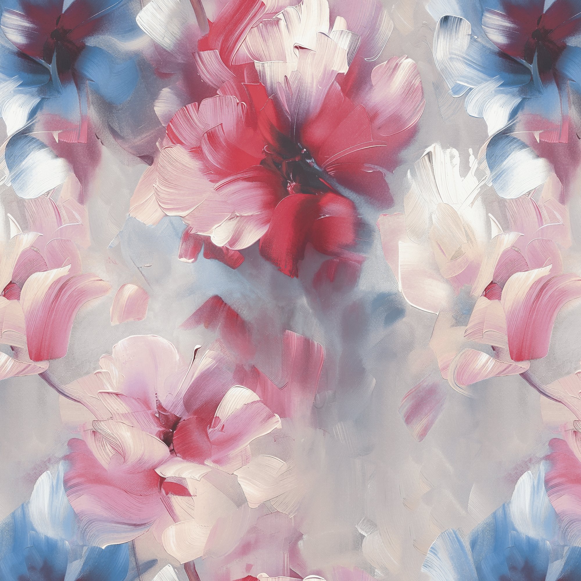 Classical Floral All-over Wallpaper in multi-colored color - pattern number VE3005 - by Grandeco in the Very collection