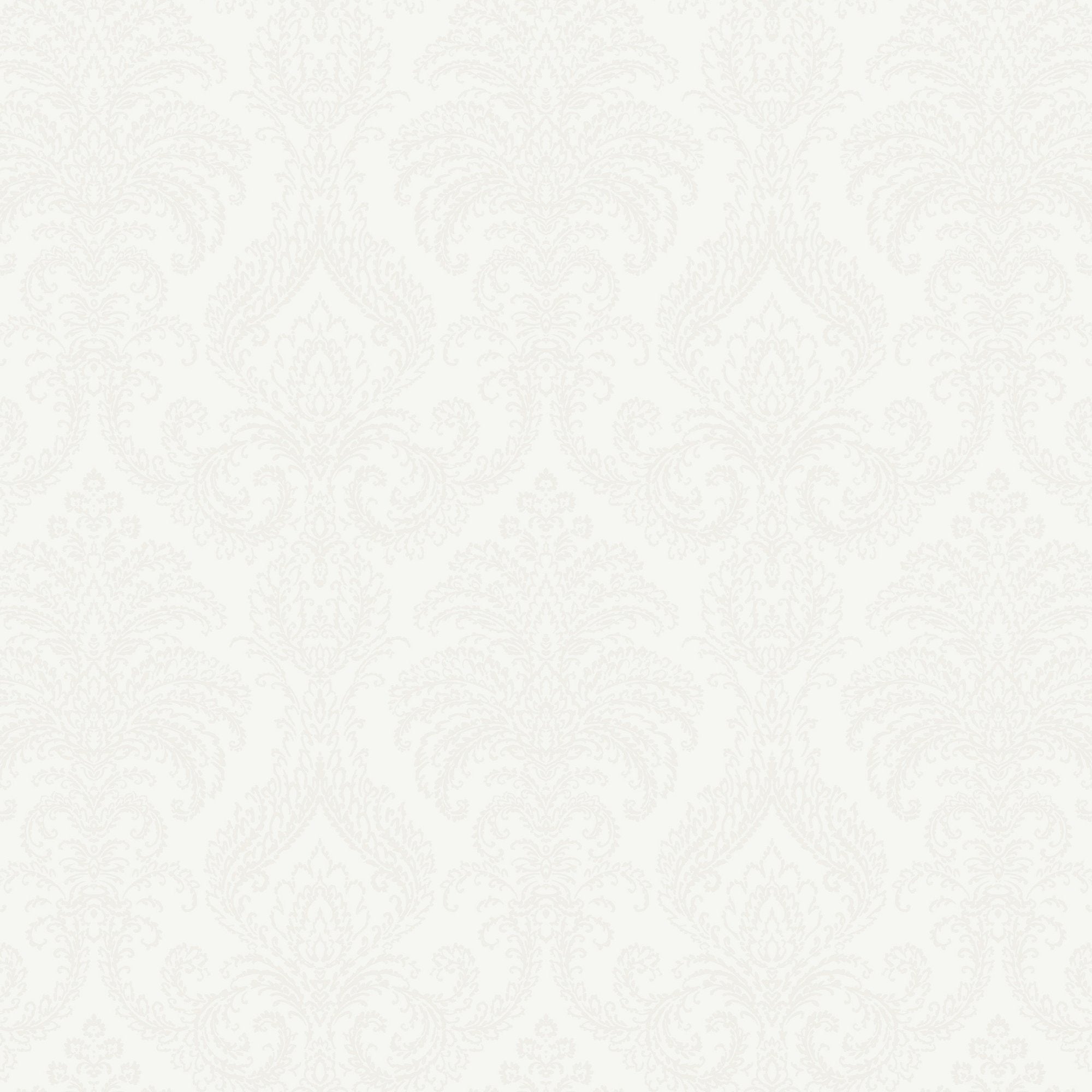 Medallion All-over Print Wallpaper in grey color - pattern number VE3201 - by Grandeco in the Very collection