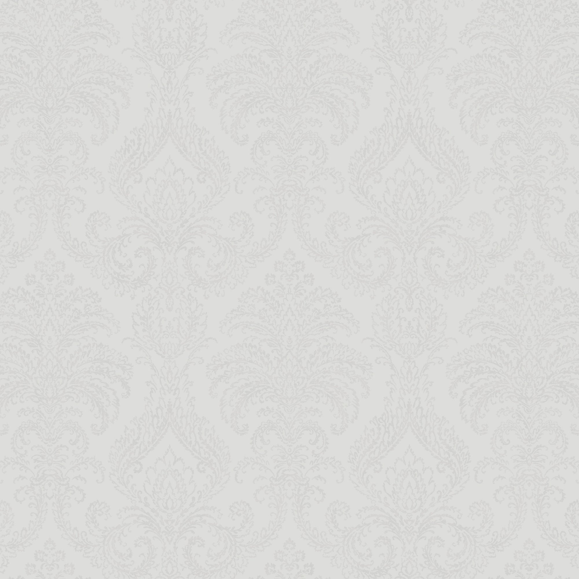 Medallion All-over Print Wallpaper in grey color - pattern number VE3203 - by Grandeco in the Very collection