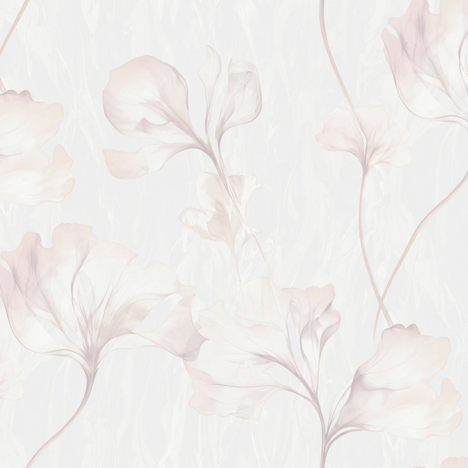 Classical Floral All-over Wallpaper in pink color - pattern number VE3301 - by Grandeco in the Very collection