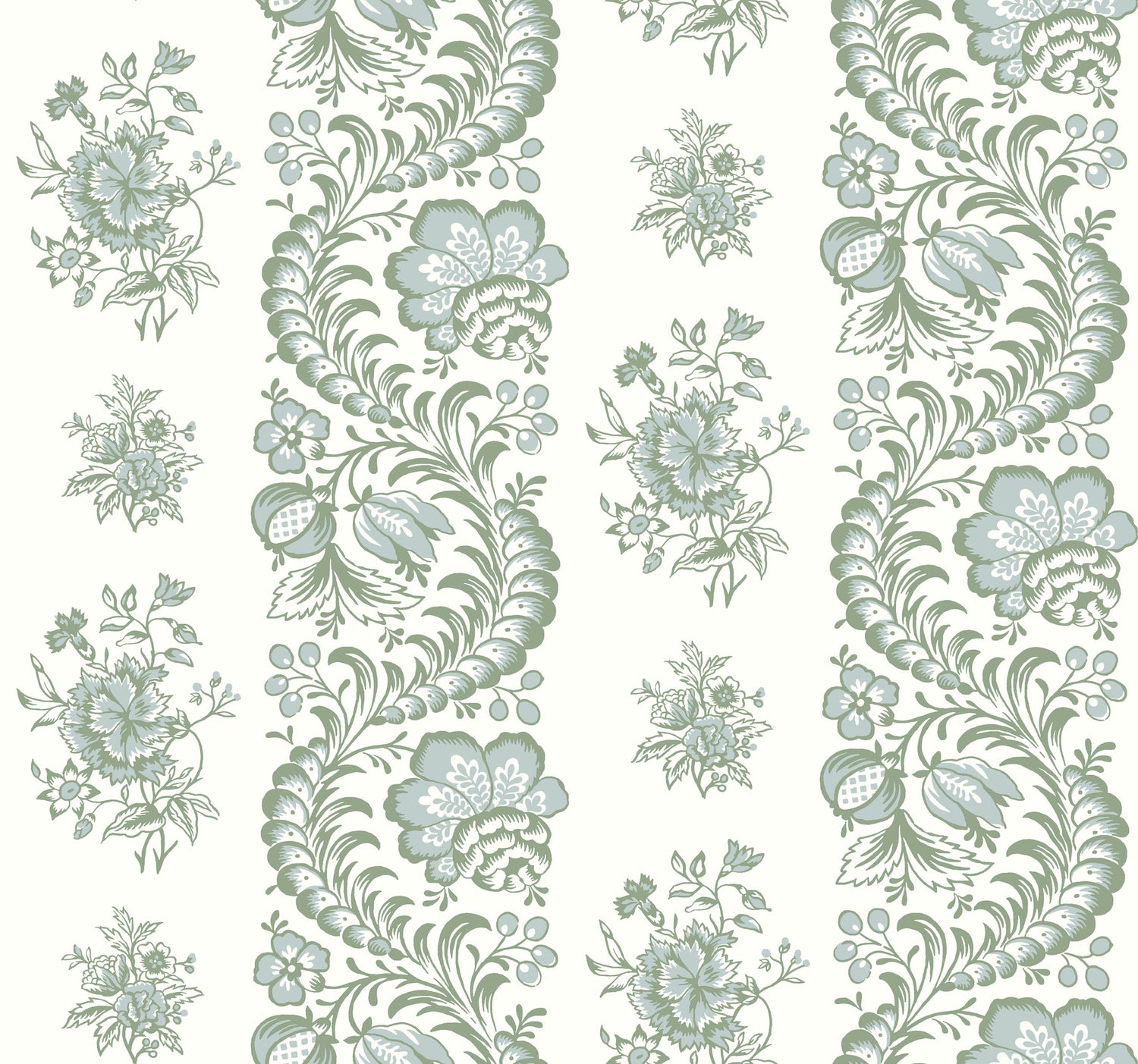 Beaumont wallpaper in green color - pattern number VP1301 - by Antonina Vella in the Jardin collection