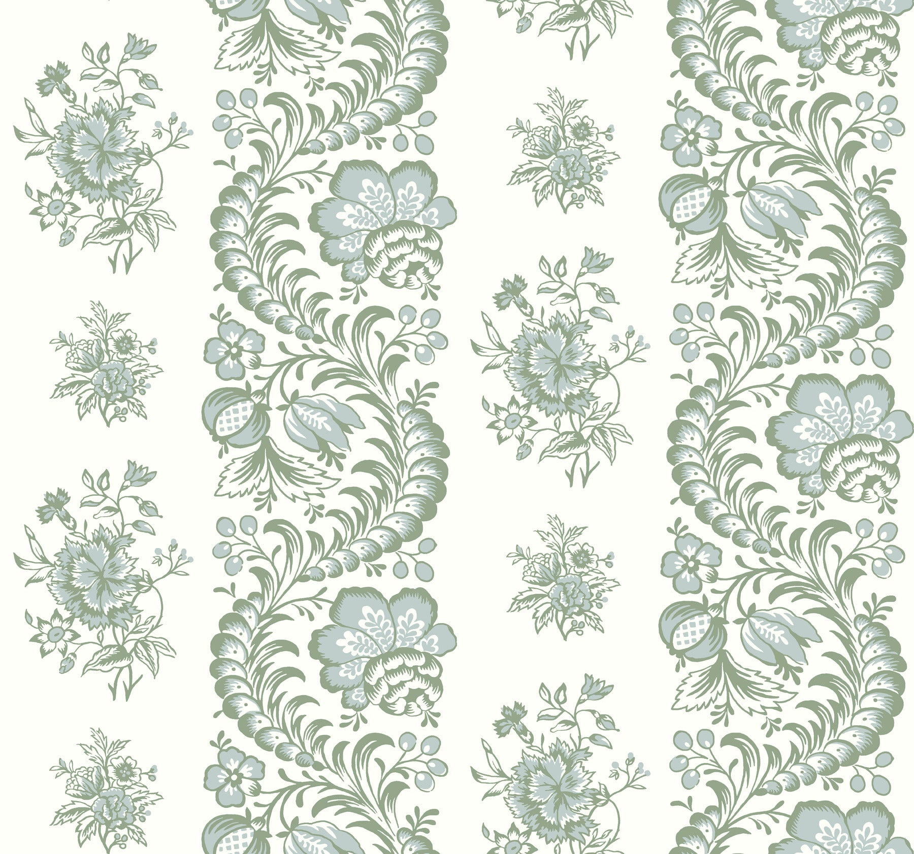 Beaumont wallpaper in green color - pattern number VP1301 - by Antonina Vella in the Jardin collection