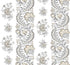Beaumont wallpaper in charcoal color - pattern number VP1303 - by Antonina Vella in the Jardin collection