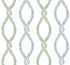Laureate wallpaper in blue and green color - pattern number VP1321 - by Antonina Vella in the Jardin collection