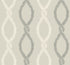 Laureate wallpaper in grey color - pattern number VP1323 - by Antonina Vella in the Jardin collection