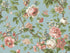 Beatrix wallpaper in sky blue color - pattern number VP1354 - by Antonina Vella in the Jardin collection