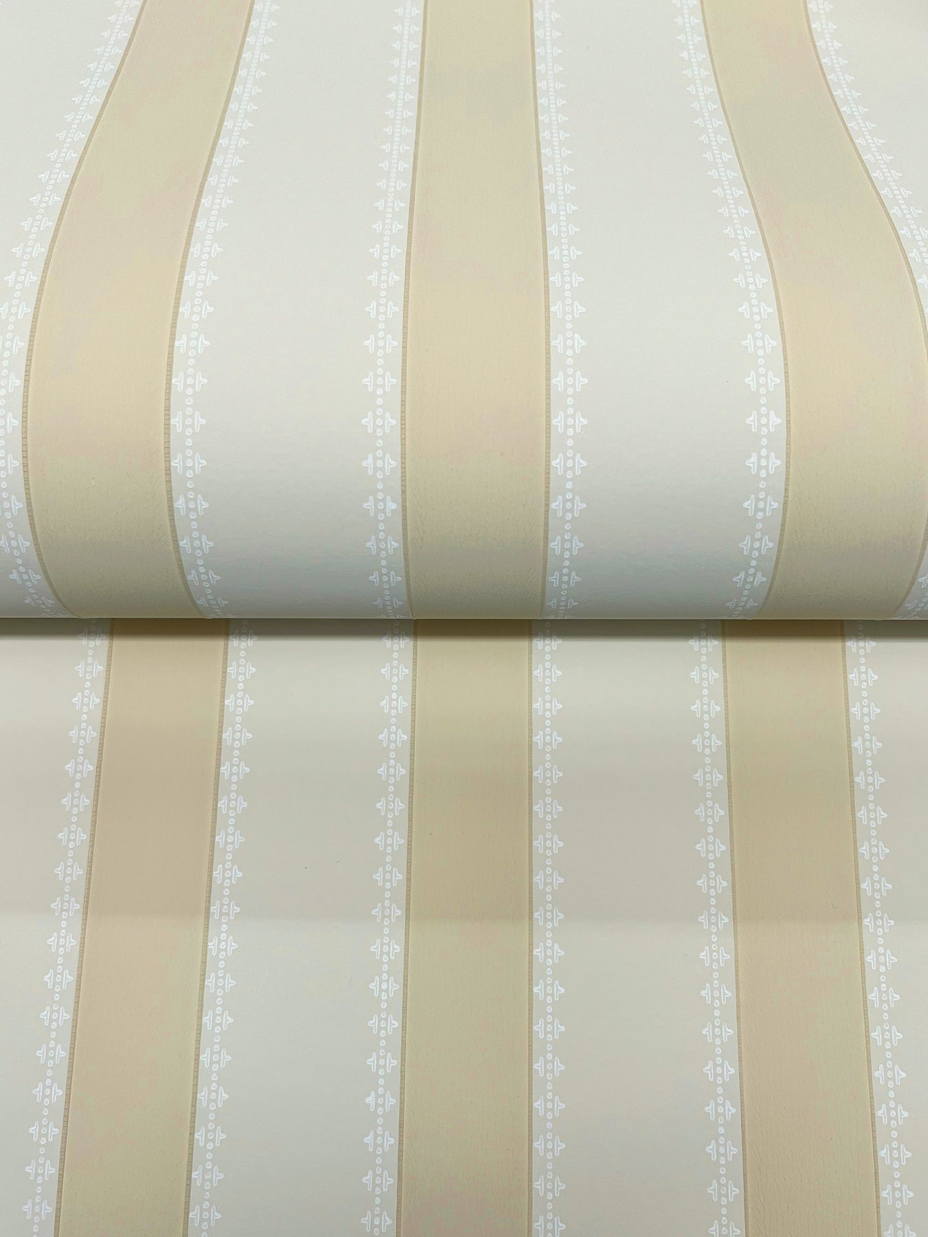 Tilford wallpaper in beige color - pattern number VP1374 - by Antonina Vella in the Jardin collection