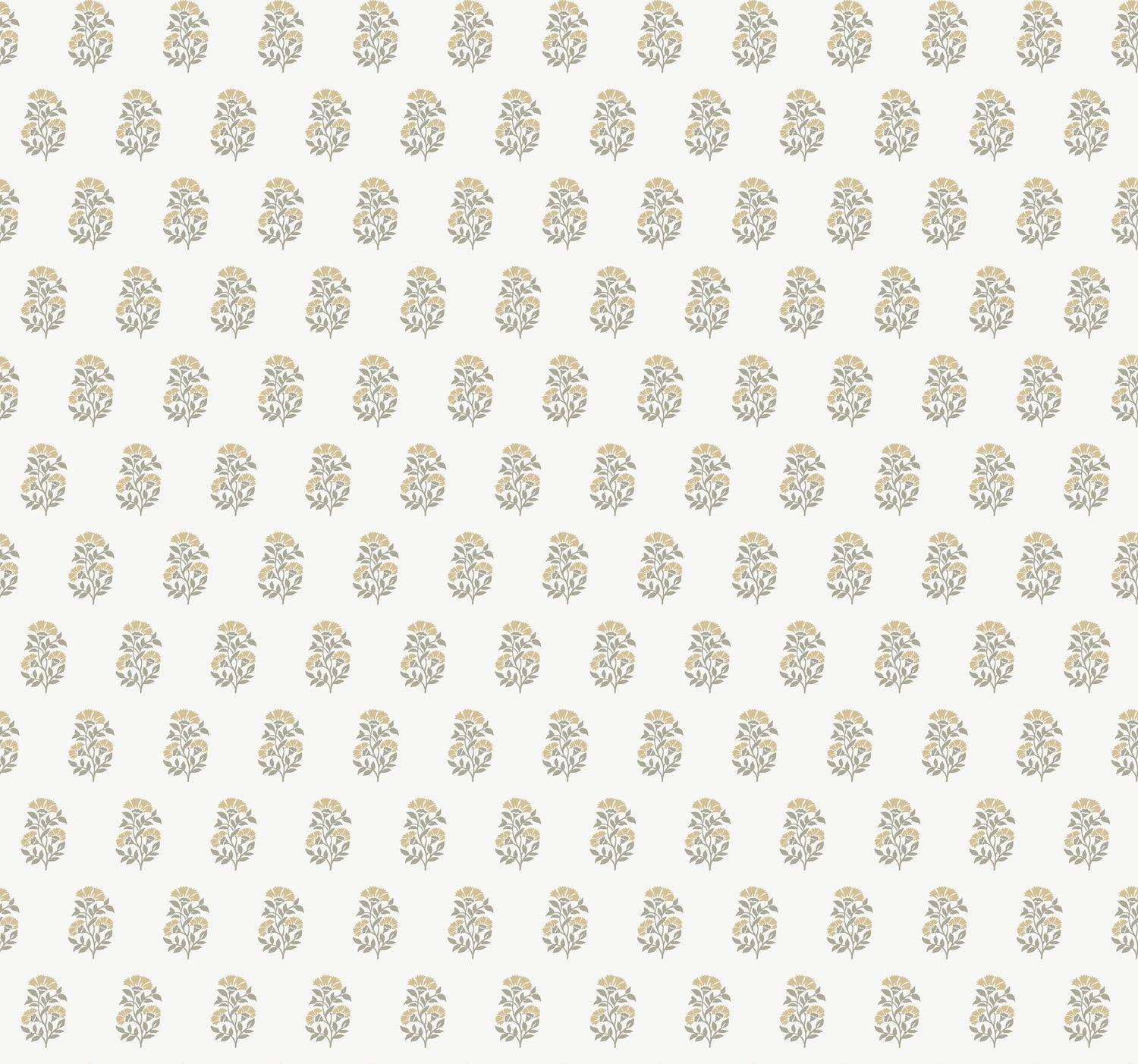 Sylvie wallpaper in beige and taupe color - pattern number VP1382 - by Antonina Vella in the Jardin collection