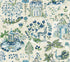 Parc wallpaper in blue and green color - pattern number VP1402 - by Antonina Vella in the Jardin collection