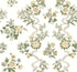 Genevieve wallpaper in butter and green color - pattern number VP1421 - by Antonina Vella in the Jardin collection
