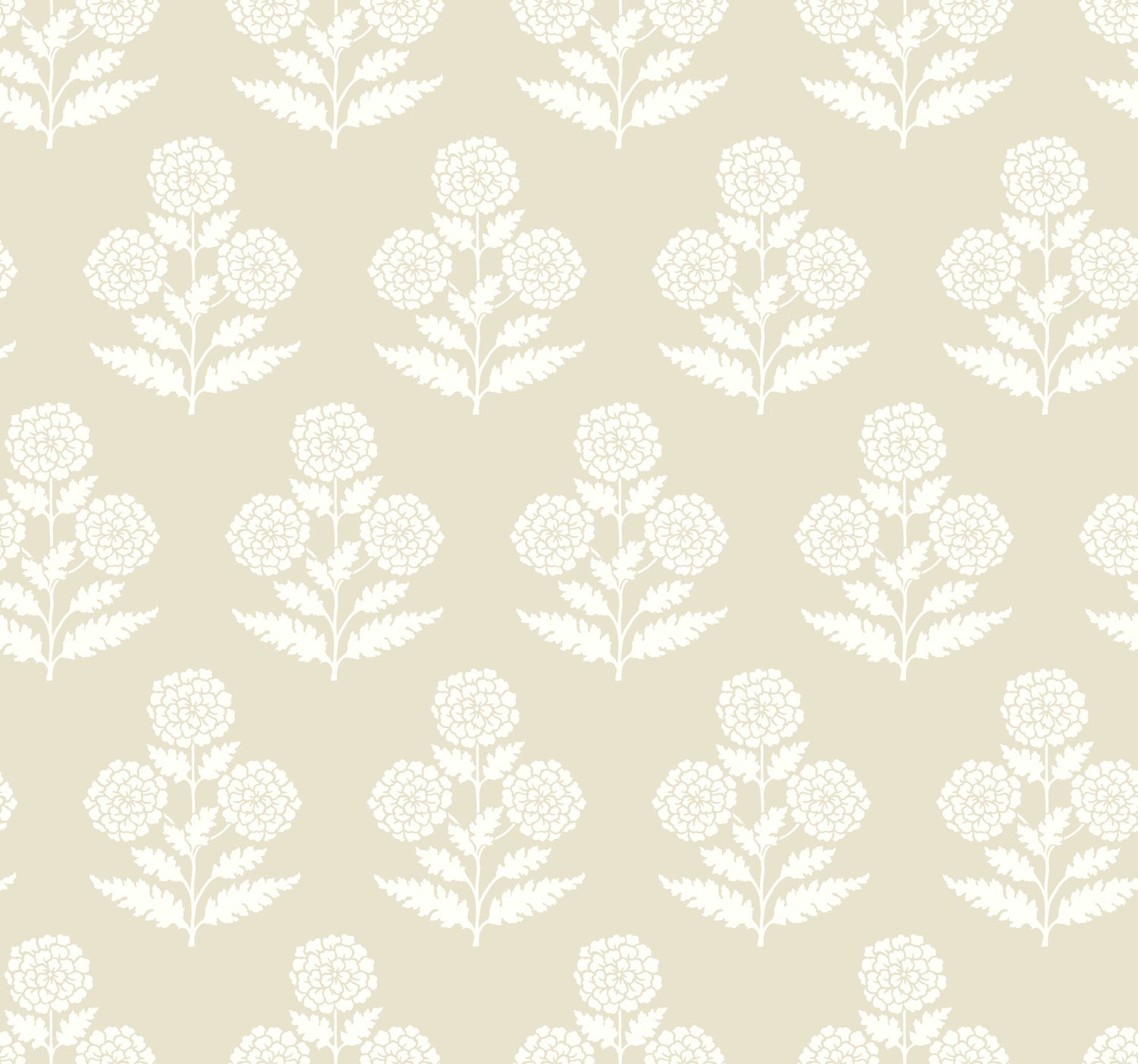 Souci wallpaper in beige color - pattern number VP1433 - by Antonina Vella in the Jardin collection