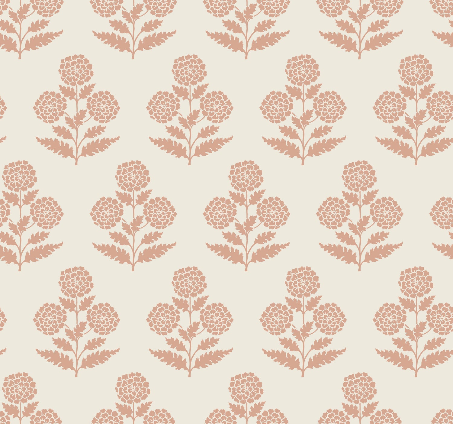 Souci wallpaper in rose color - pattern number VP1434 - by Antonina Vella in the Jardin collection