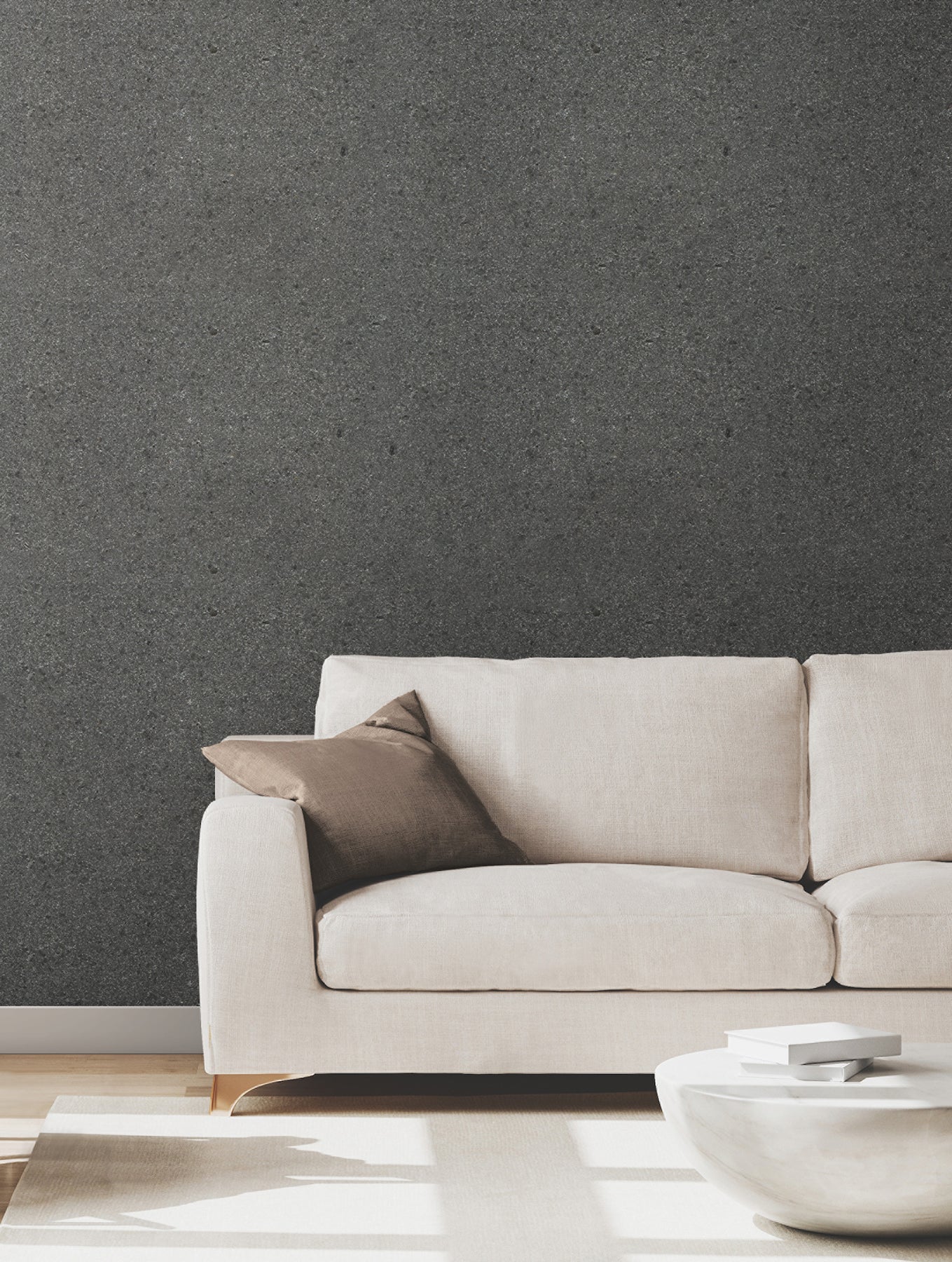 Brilliant Mica wallpaper in black color - pattern number VR1500 - by Ronald Redding in the Caviar collection