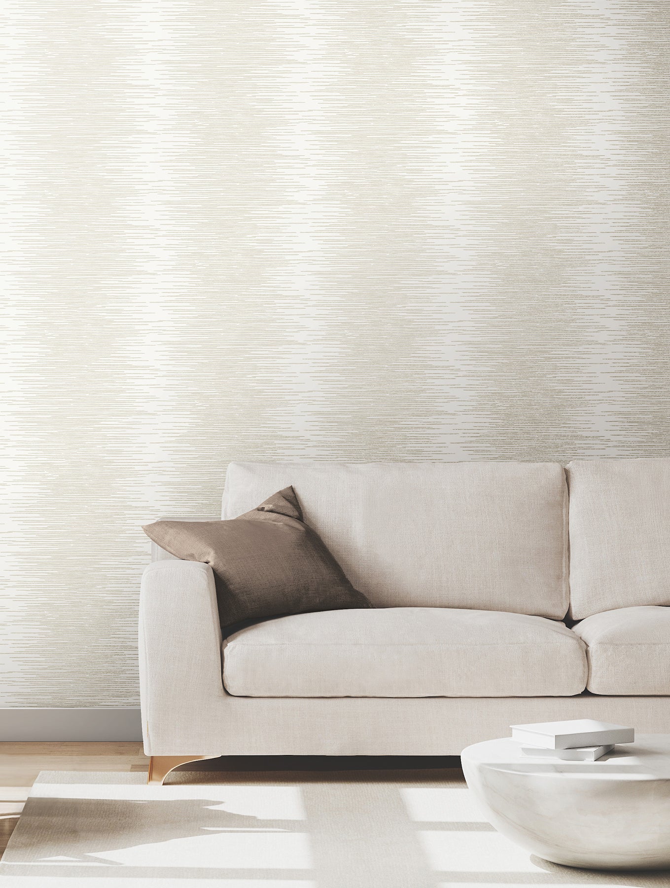 Operetta wallpaper in white color - pattern number VR1506 - by Ronald Redding in the Caviar collection