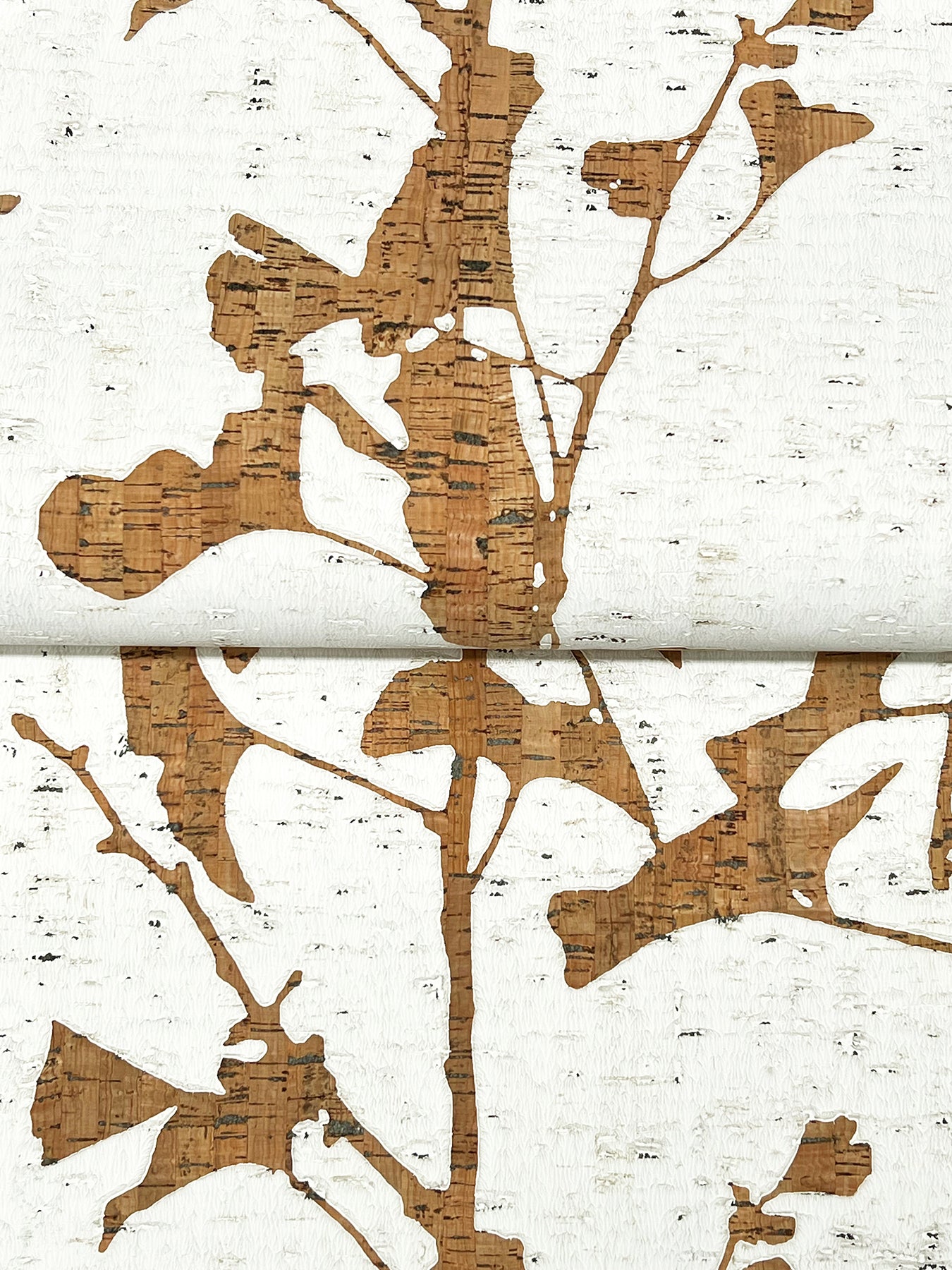 Ginkgo Silhouette wallpaper in light brown color - pattern number VR1509 - by Ronald Redding in the Caviar collection