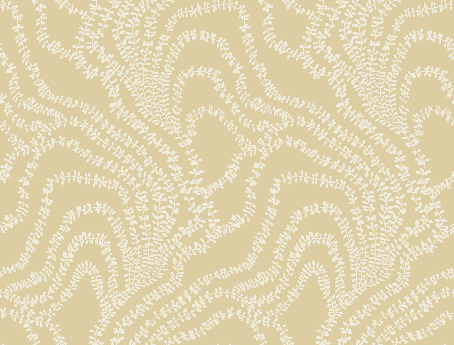 String of Pearls wallpaper in butter color - pattern number VR1515 - by Ronald Redding in the Caviar collection